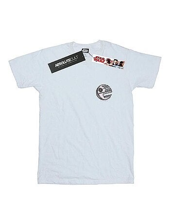 Star Wars - T-shirt motif/style imprimé sur poitrine DEATH STAR