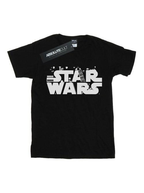 Star Wars - T-shirt motif/style Minimaliste - Kiabi Star Wars - T-shirt motif/style Minimaliste - Kiabi