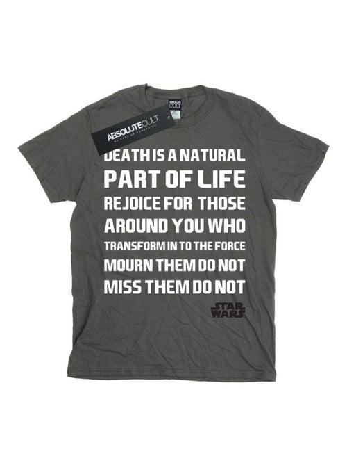 Star Wars - T-shirt MOURN THEM DO NOT - Kiabi Star Wars - T-shirt MOURN THEM DO NOT - Kiabi