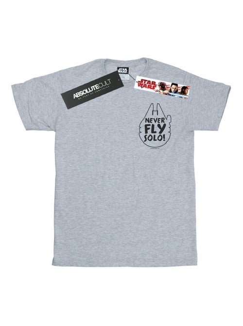 Star Wars - T-shirt NEVER FLY SOLO - Kiabi