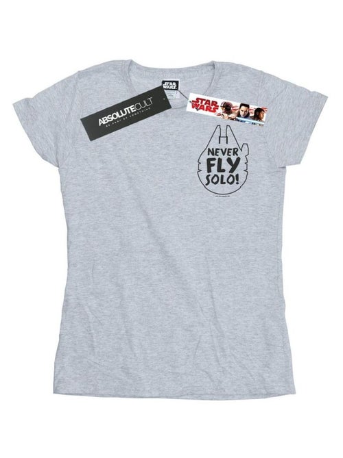 Star Wars - T-shirt NEVER FLY SOLO - Kiabi