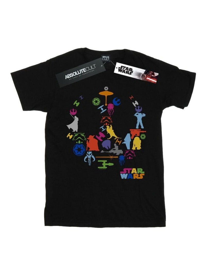 Star Wars - T-shirt Noir - Kiabi