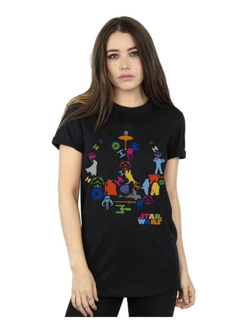Star Wars - T-shirt Noir - Kiabi