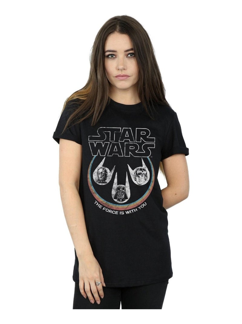 Star Wars - T-shirt Noir - Kiabi