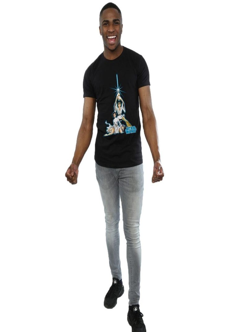 Star Wars - T-shirt Noir - Kiabi
