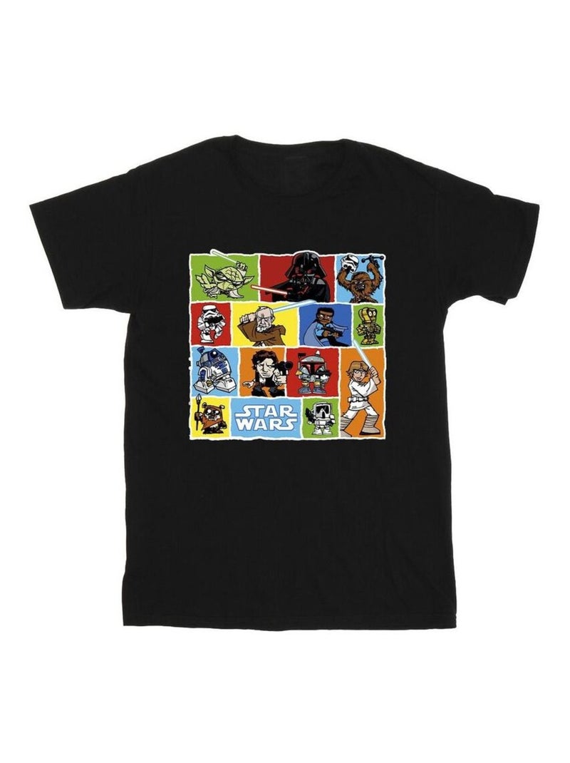 Star Wars - T-shirt Noir - Kiabi