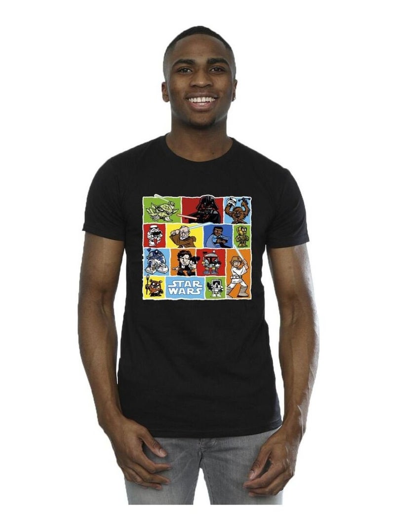 Star Wars - T-shirt Noir - Kiabi
