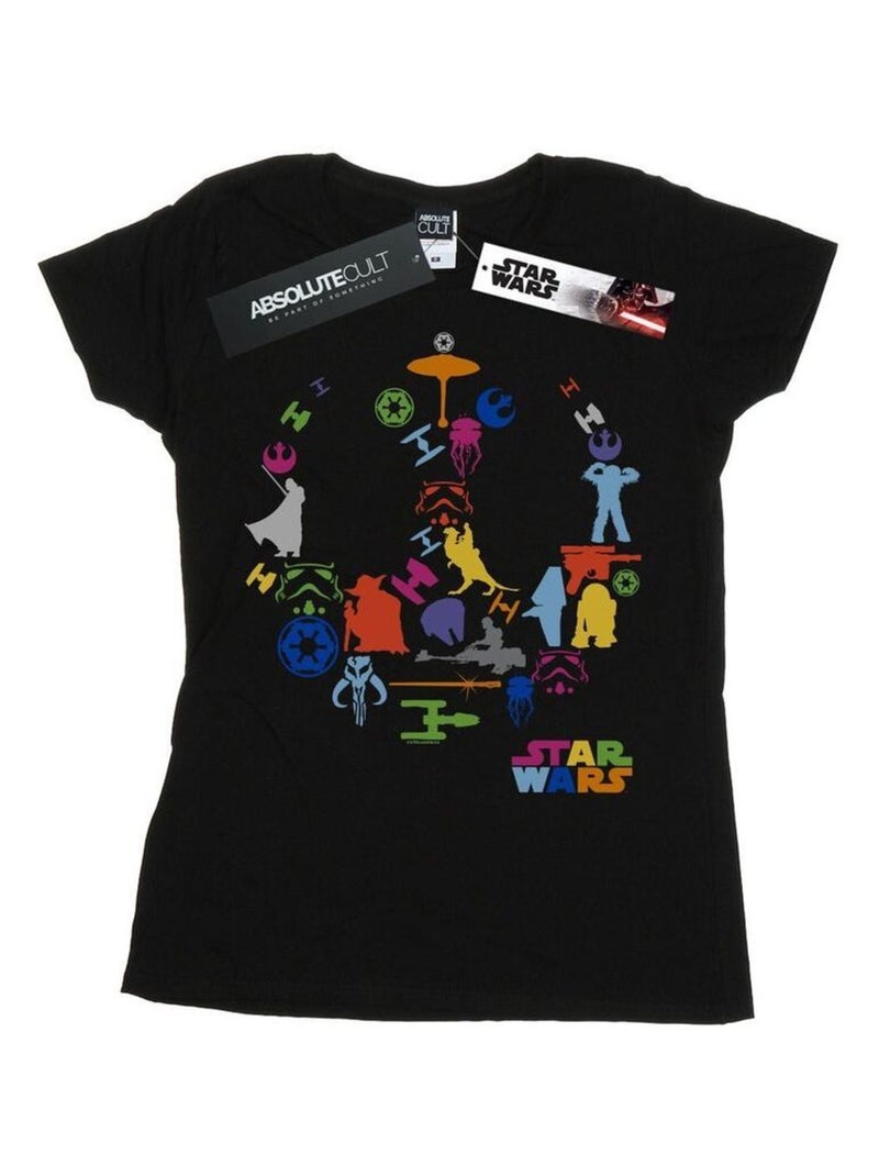 Star Wars - T-shirt Noir - Kiabi
