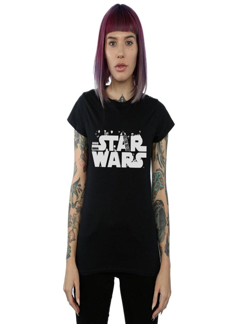Star Wars - T-shirt Noir - Kiabi