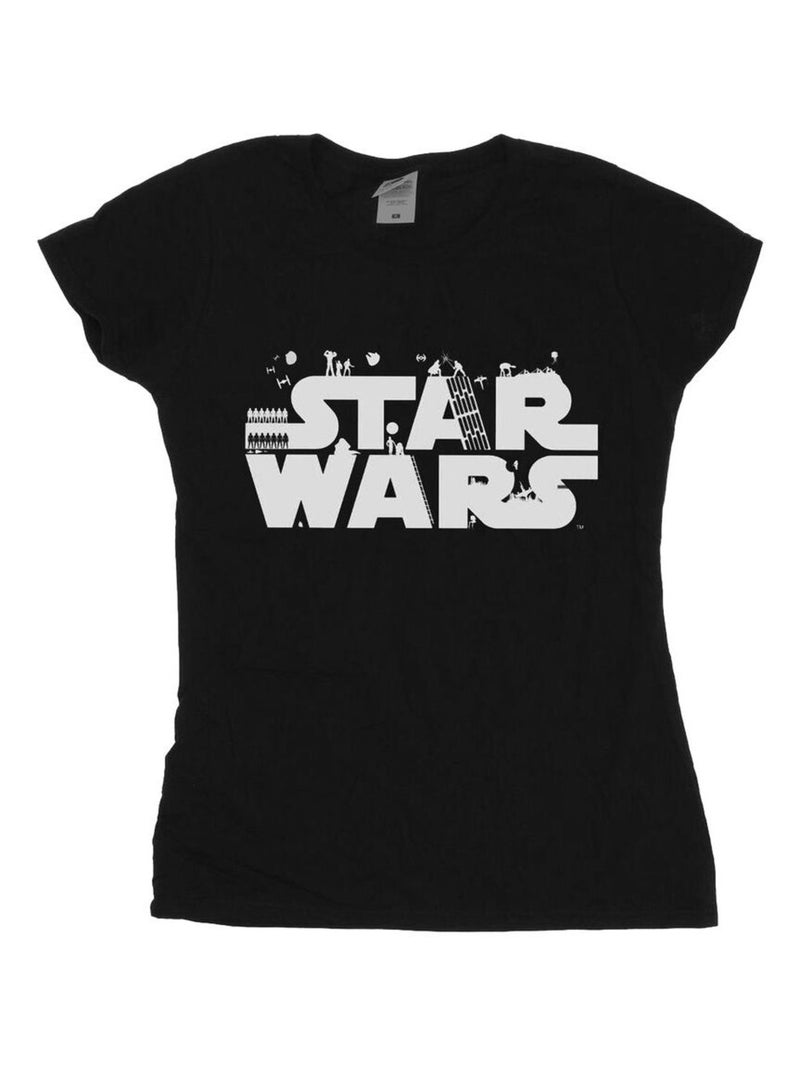 Star Wars - T-shirt Noir - Kiabi