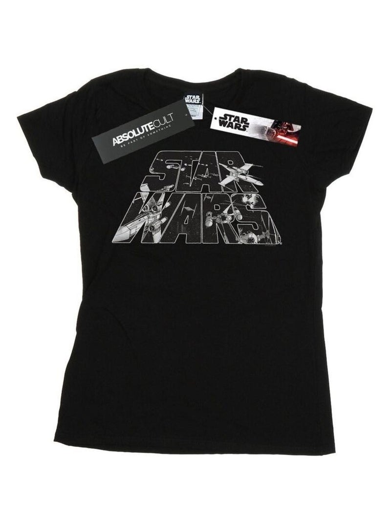 Star Wars - T-shirt Noir - Kiabi