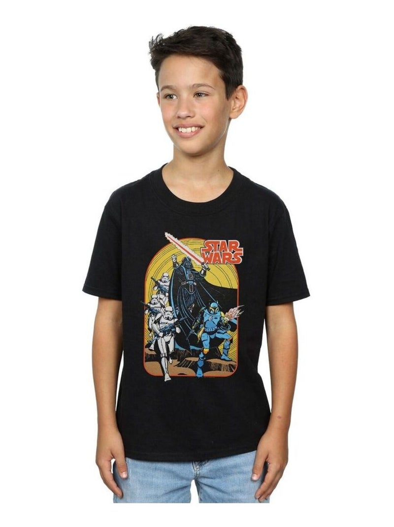 Star Wars - T-shirt Noir - Kiabi