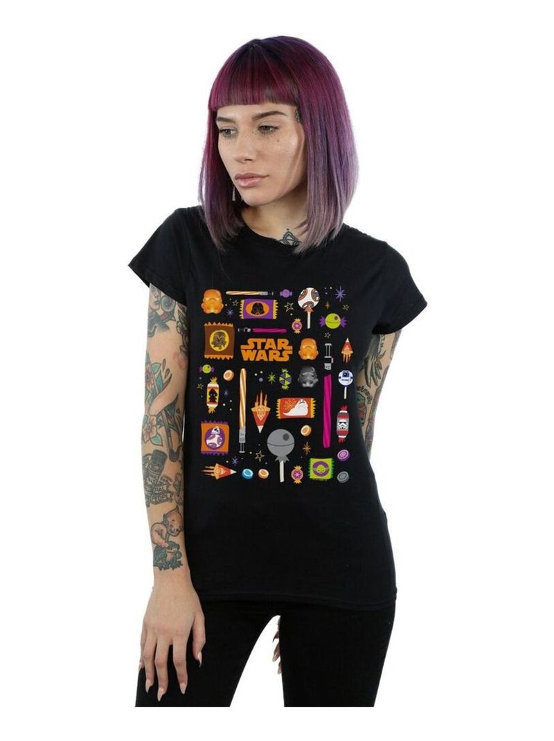 Star Wars - T-shirt Noir - Kiabi