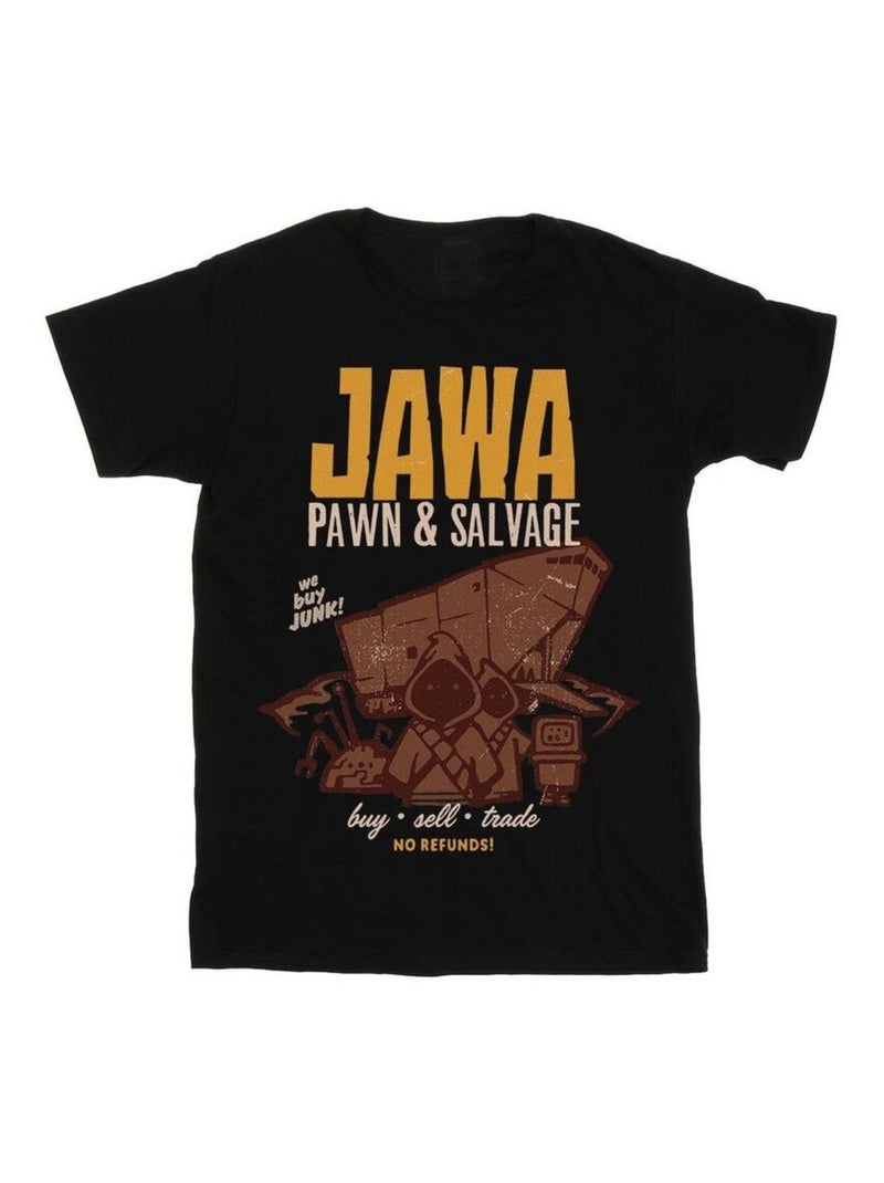 Star Wars - T-shirt PAWN AND SALVAGE Noir - Kiabi