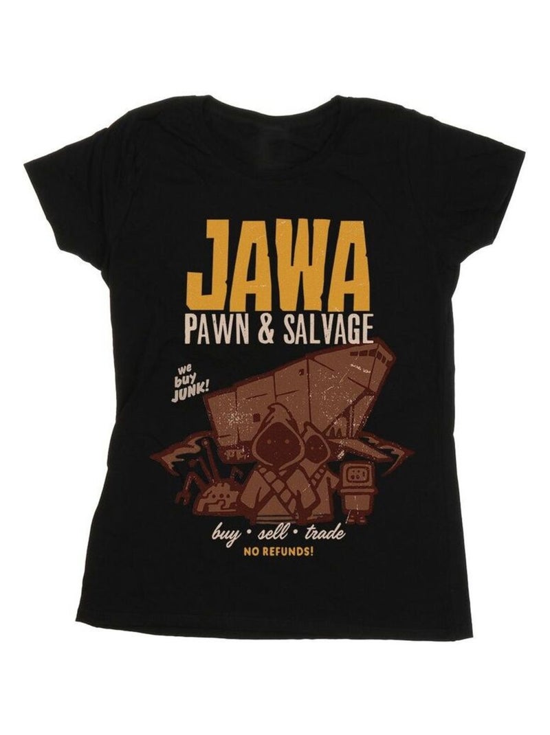 Star Wars - T-shirt PAWN AND SALVAGE Noir - Kiabi