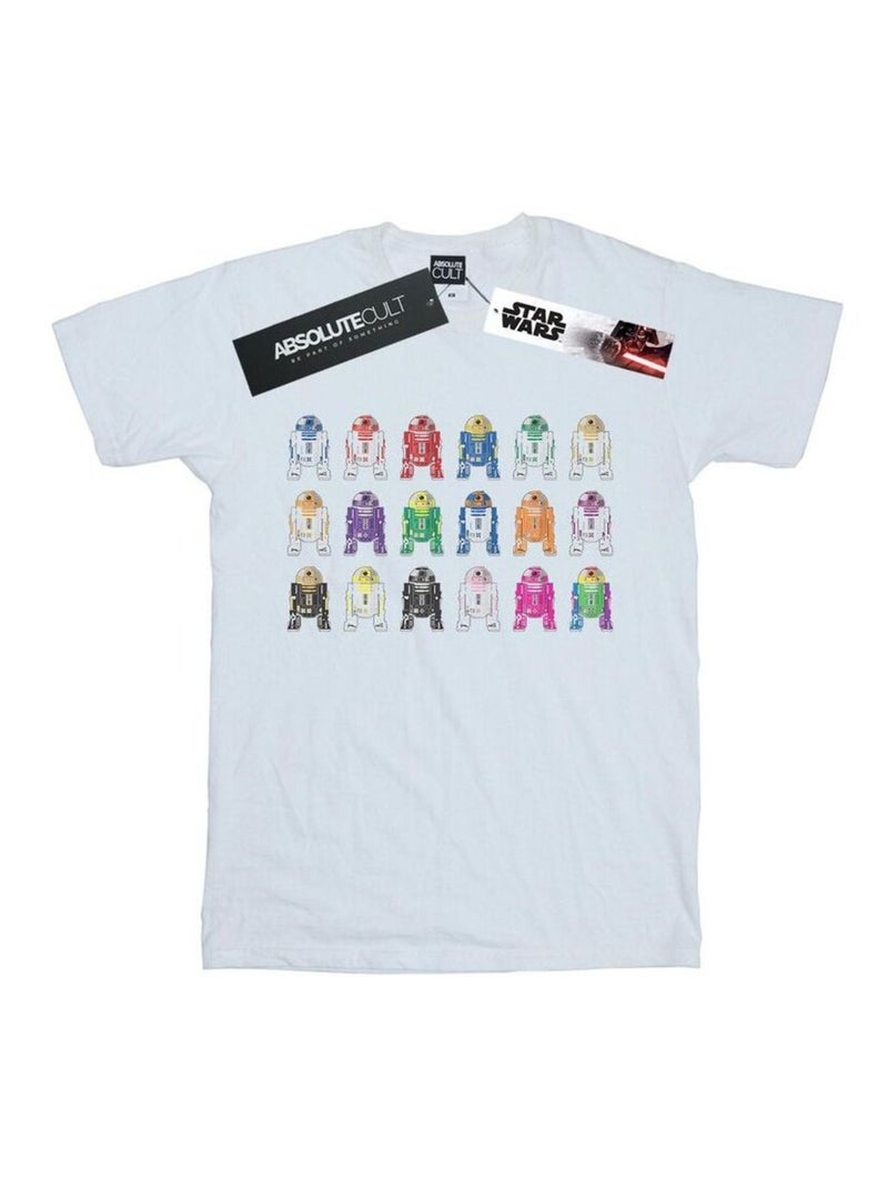 Star Wars - T-shirt R2 UNITS Blanc - Kiabi