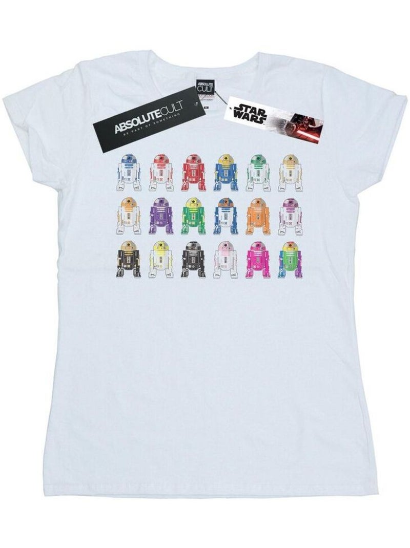Star Wars - T-shirt R2 UNITS Blanc - Kiabi