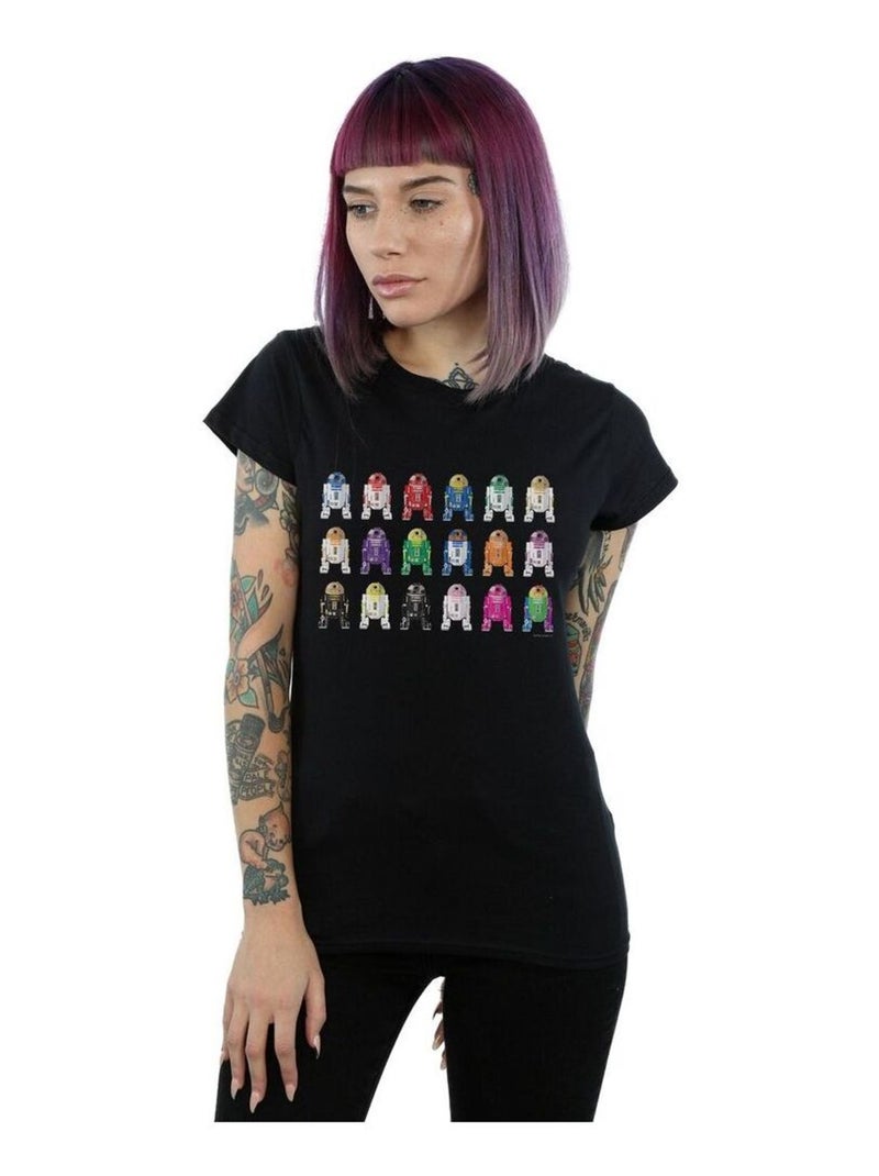Star Wars - T-shirt R2 UNITS Noir - Kiabi
