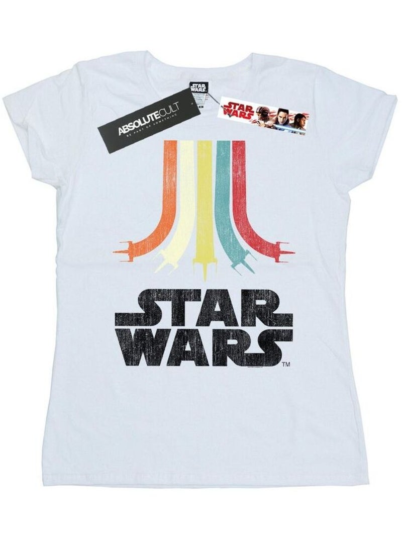 Star Wars - T-shirt RAINBOW Blanc - Kiabi