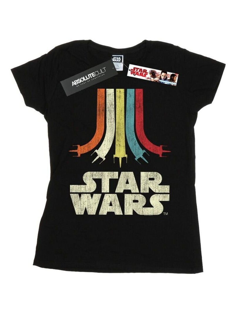 Star Wars - T-shirt RAINBOW Noir - Kiabi