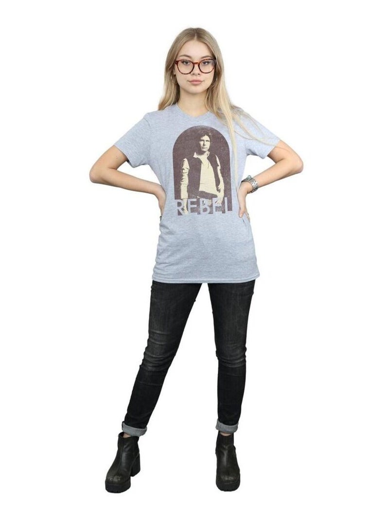 Star Wars - T-shirt REBEL Gris chiné - Kiabi