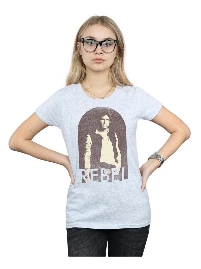 Star Wars - T-shirt REBEL Gris chiné - Kiabi