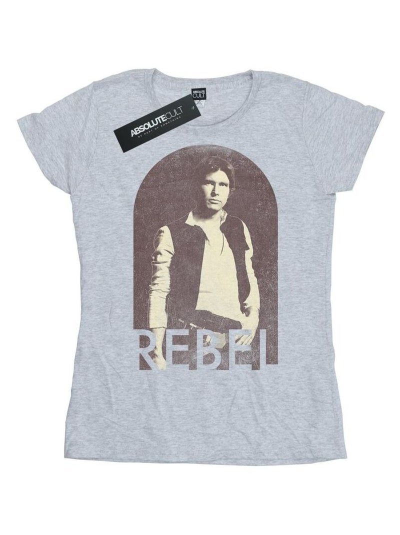 Star Wars - T-shirt REBEL Gris chiné - Kiabi