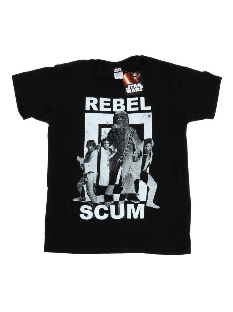 Star Wars - T-shirt REBEL SCUM Noir - Kiabi