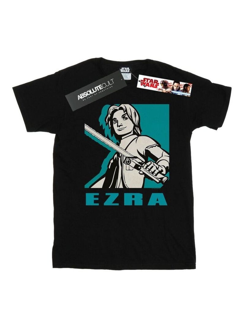 Star Wars - T-shirt REBELS EZRA Noir - Kiabi