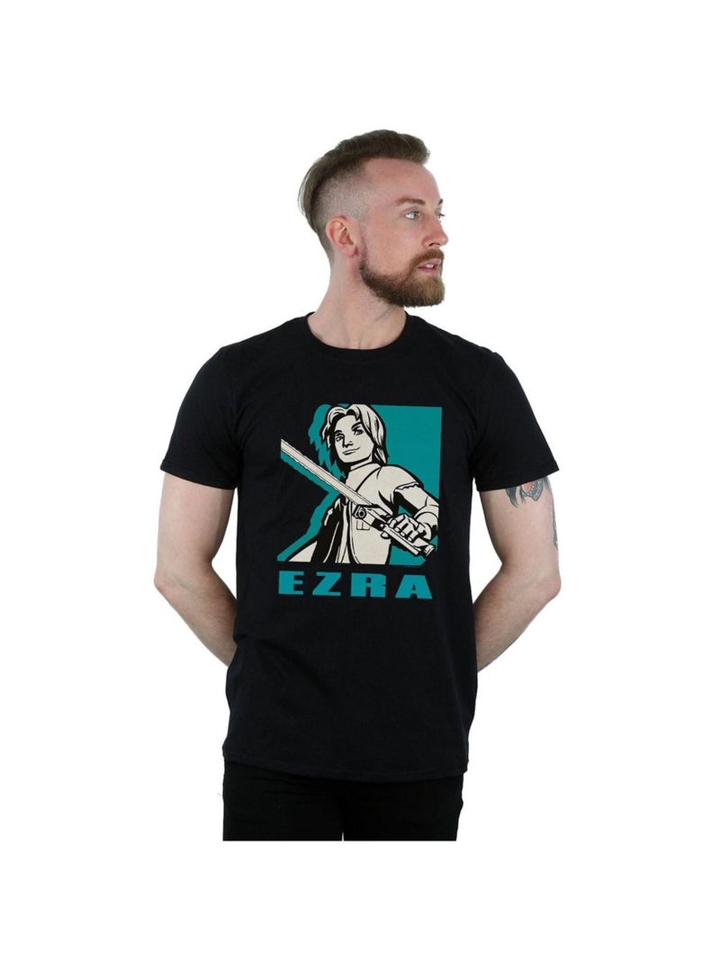 Star Wars - T-shirt REBELS EZRA Noir - Kiabi