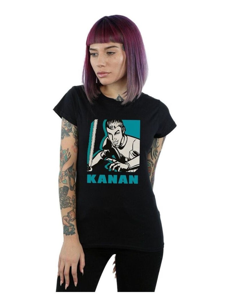 Star Wars - T-shirt REBELS KANAN Noir - Kiabi