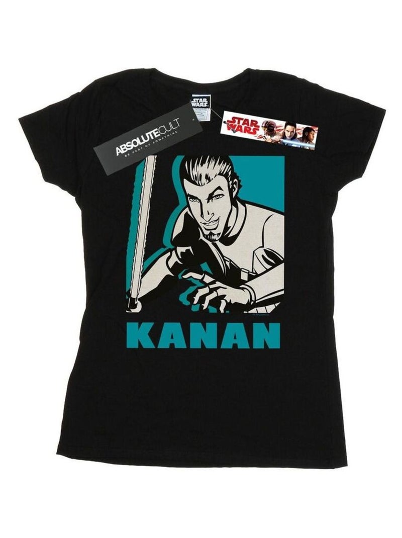Star Wars - T-shirt REBELS KANAN Noir - Kiabi
