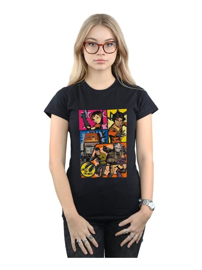 Star Wars - T-shirt REBELS Noir - Kiabi