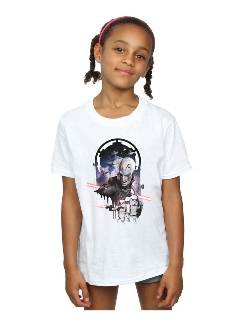 Star Wars - T-shirt REBELS THE GRAND INQUISITOR Blanc - Kiabi