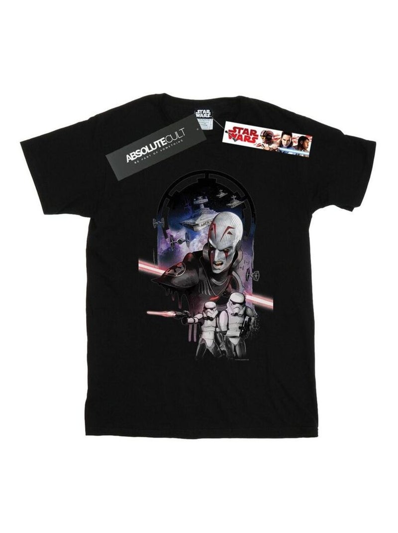 Star Wars - T-shirt REBELS THE GRAND INQUISITOR Noir - Kiabi