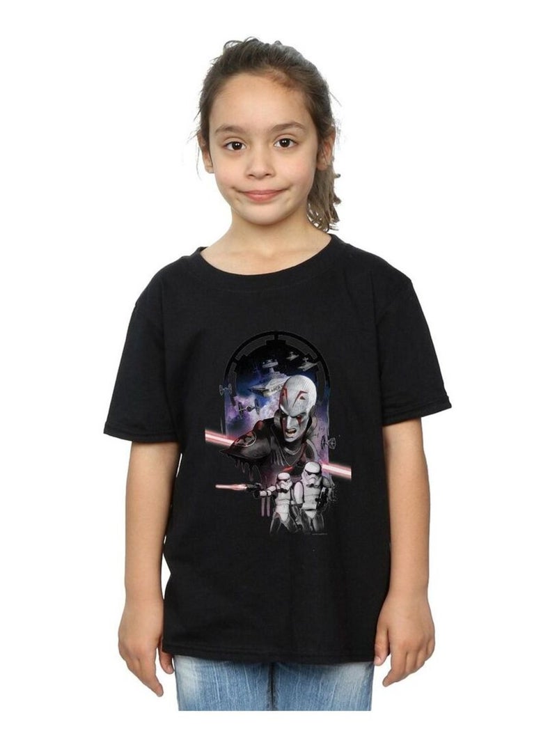 Star Wars - T-shirt REBELS THE GRAND INQUISITOR Noir - Kiabi