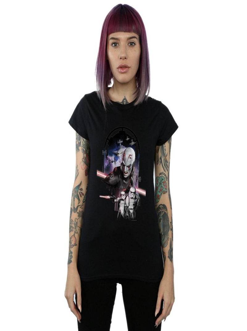 Star Wars - T-shirt REBELS THE GRAND INQUISITOR Noir - Kiabi