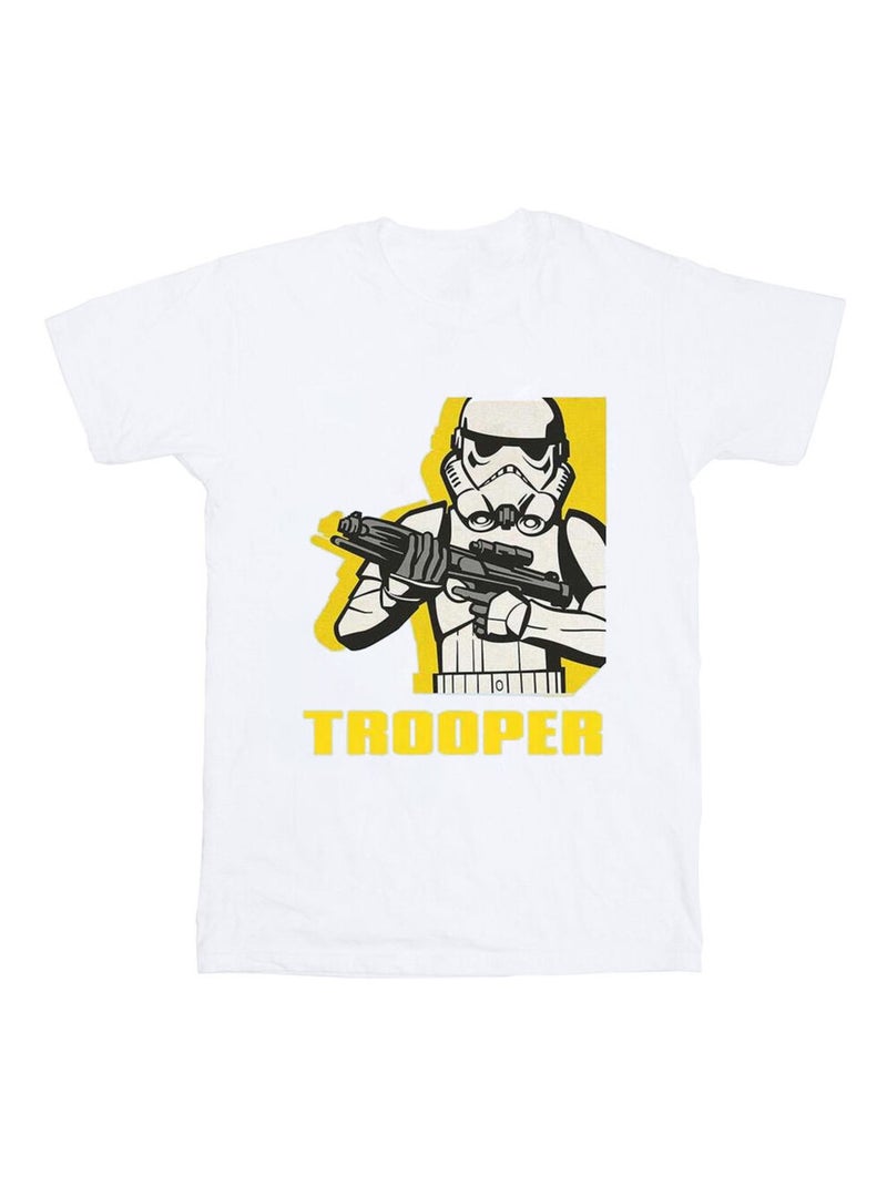 Star Wars - T-shirt REBELS TROOPER Blanc - Kiabi