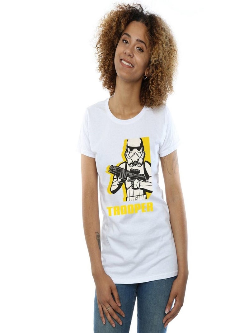 Star Wars - T-shirt REBELS TROOPER Blanc - Kiabi