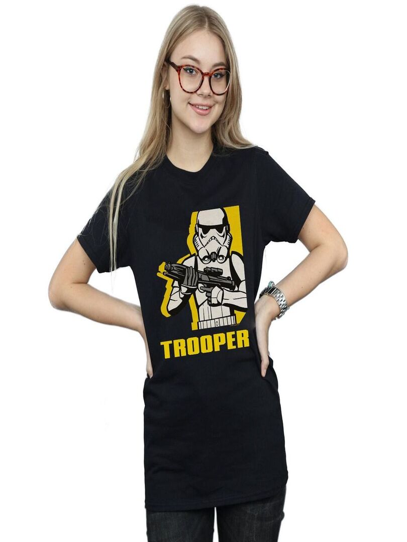 Star Wars - T-shirt affiche de film rétro noir