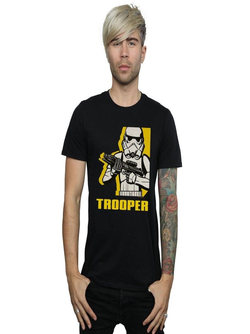 Star Wars - T-shirt REBELS TROOPER Noir - Kiabi