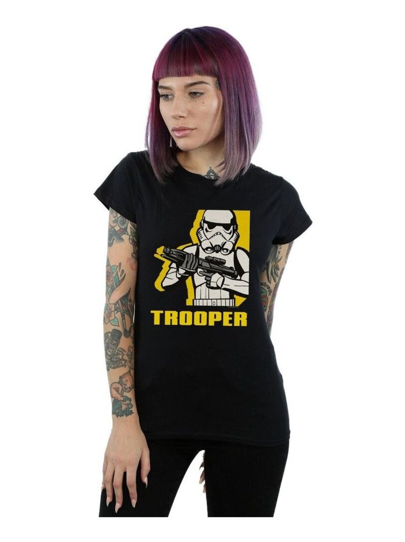 Star Wars - T-shirt REBELS TROOPER Noir - Kiabi