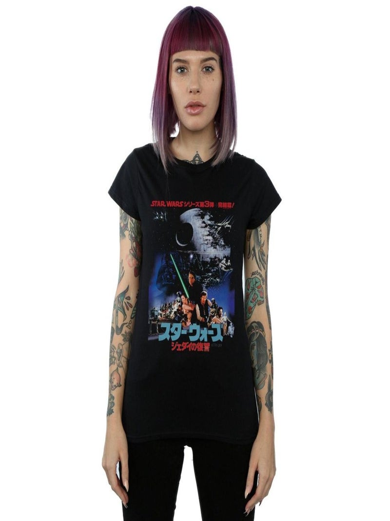 Star Wars - T-shirt RETURN OF THE JEDI Noir - Kiabi