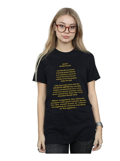 Star Wars - T-shirt RETURN OF THE JEDI OPENING CRAWL - Kiabi