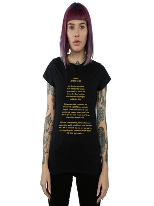 Star Wars - T-shirt RETURN OF THE JEDI OPENING CRAWL - Kiabi