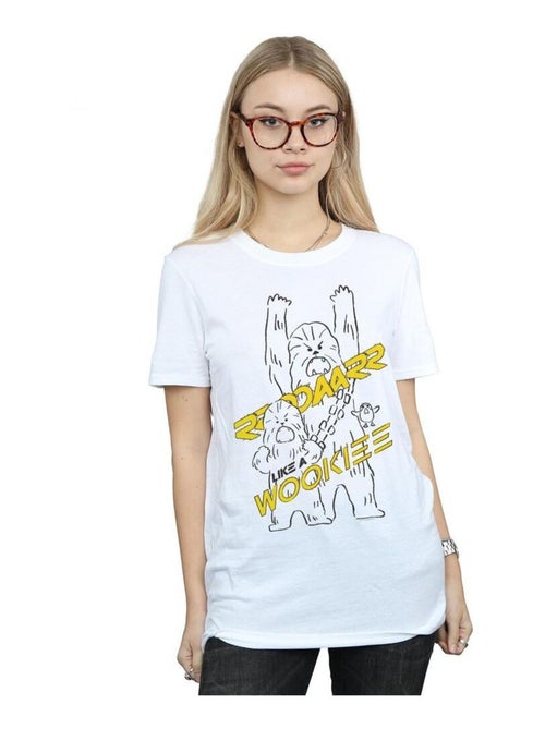 Star Wars - T-shirt ROAR LIKE A WOOKIEE - Kiabi