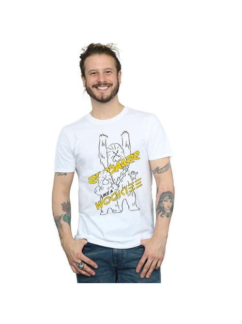 Star Wars - T-shirt ROAR LIKE A WOOKIEE - Kiabi