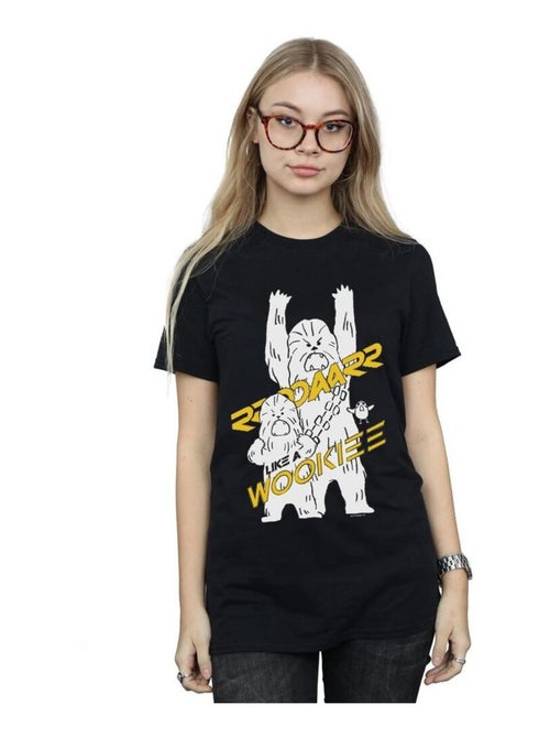 Star Wars - T-shirt ROAR LIKE A WOOKIEE - Kiabi