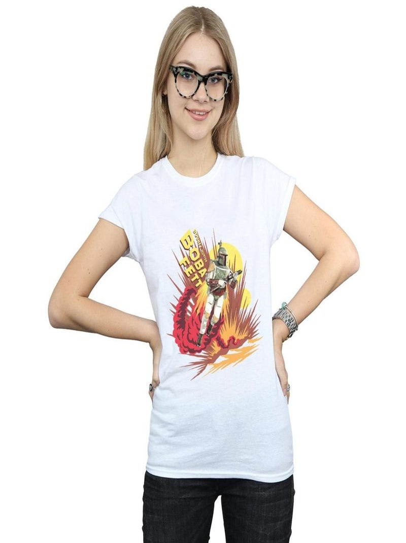 Star Wars - T-shirt ROCKET POWERED Blanc - Kiabi