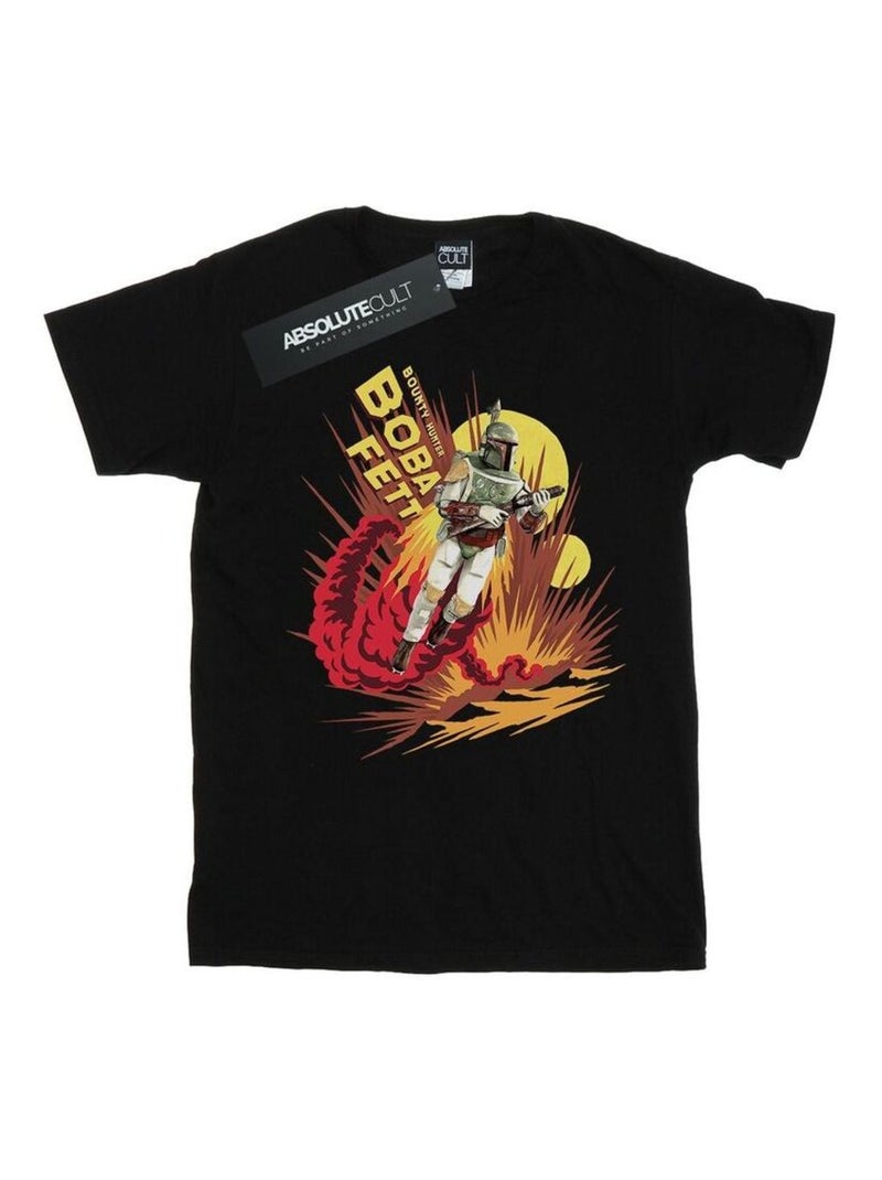 Star Wars - T-shirt ROCKET POWERED Noir - Kiabi